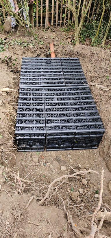 crate soakaway